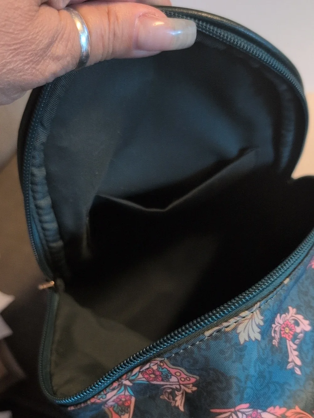 Like Dreams Women's Teal Butterfly Print Mini Backpack
